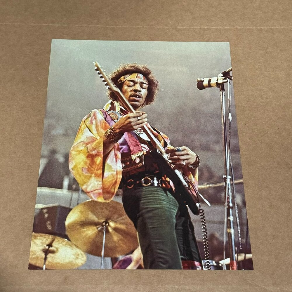 Jimi Hendrix - on stage - Music Print Ad Photo Ad - 2011